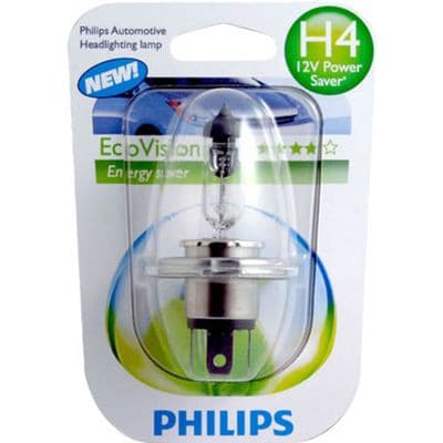 H4 12V 60/55W P43t Eco Vision +10% 1 St. Blister Philips