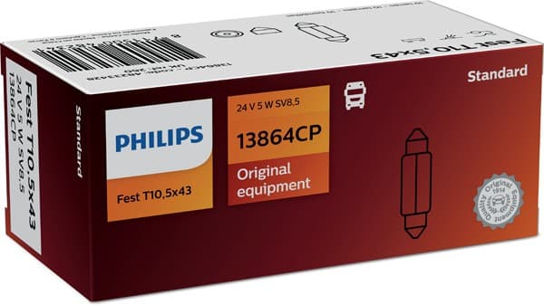 5W 24V SV8,5 43mm Soffitte Vision/Standard 1 St. Philips