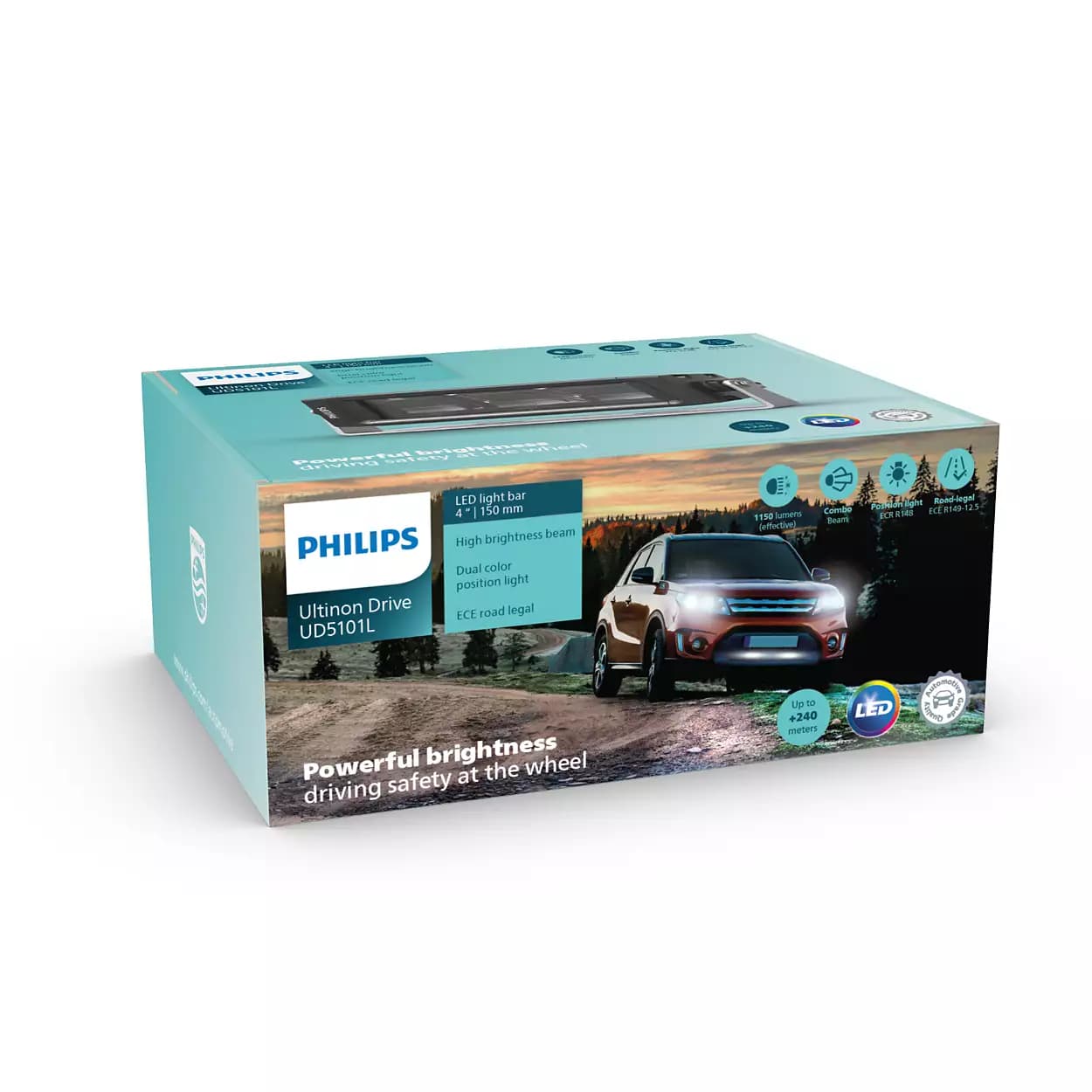 Ultinon Drive 5100 UD5101L 4 Inch 9-30 V DC LED Lightbar 1 St. PHILIPS