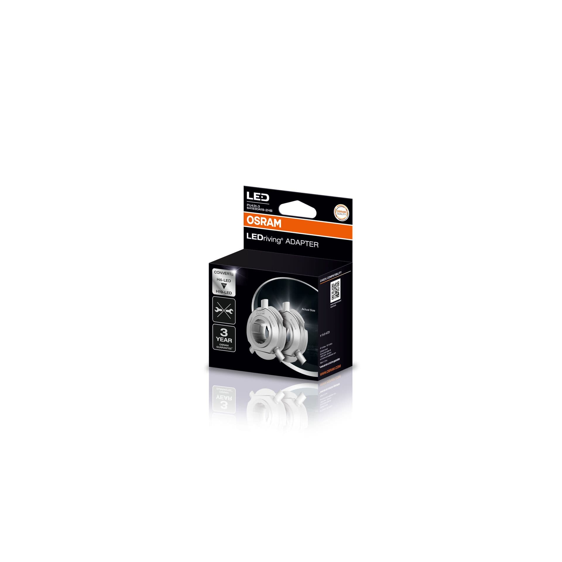 LEDriving ADAPTER für NIGHT BREAKER LED H19 2 St. OSRAM