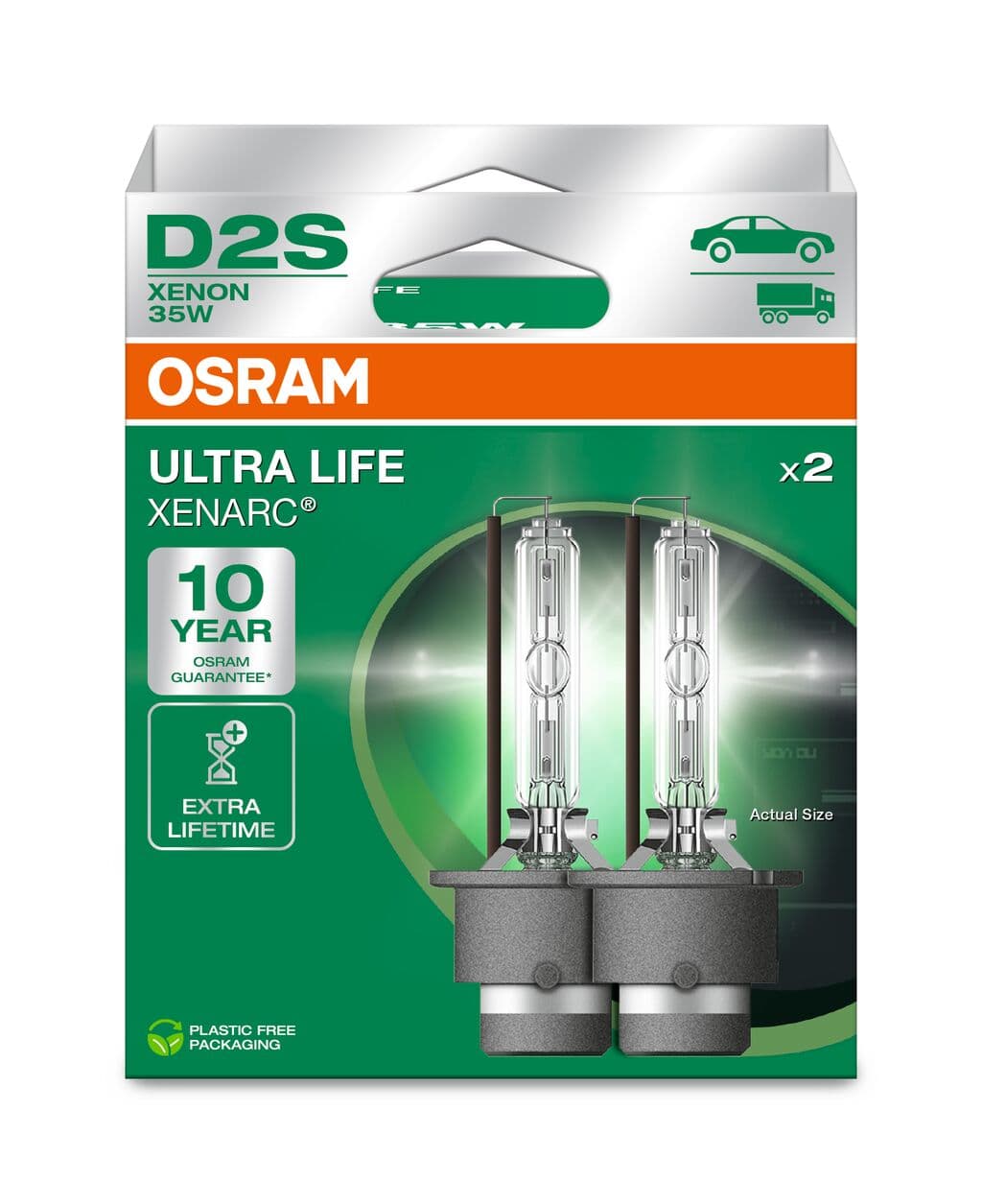 D2S 35W P32d-2 ULTRA LIFE 10 Jahre Garantie 2 St. OSRAM