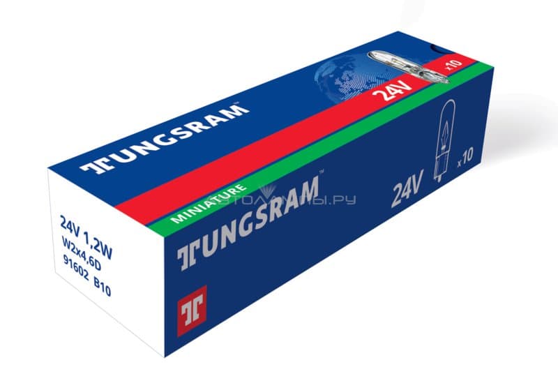 W1,2W 24V 1,2W W2x4,6d 1 St. Tungsram