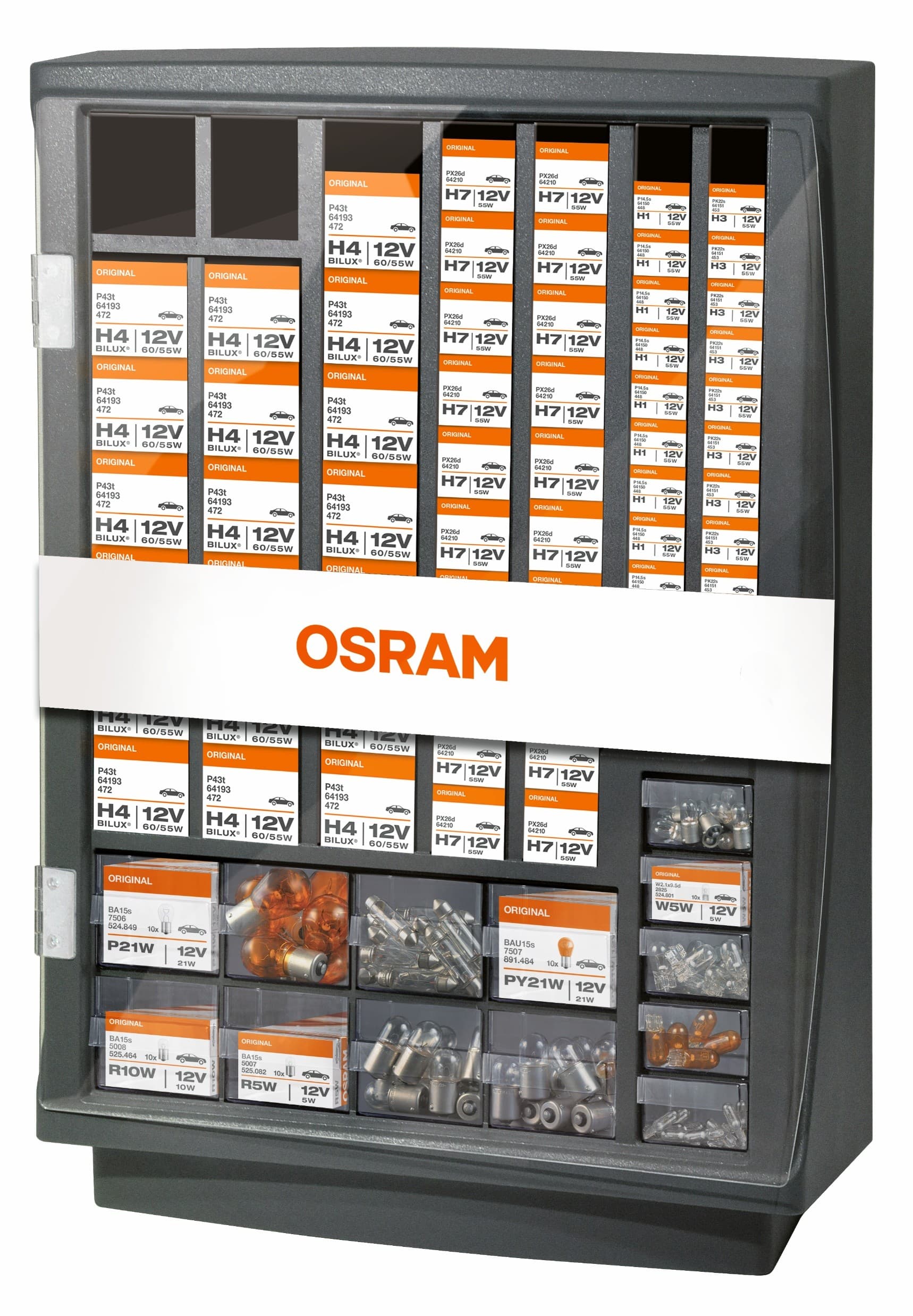 Lampenschrank bestückt - 252 Lampen - Original Spare Part 1 St. OSRAM