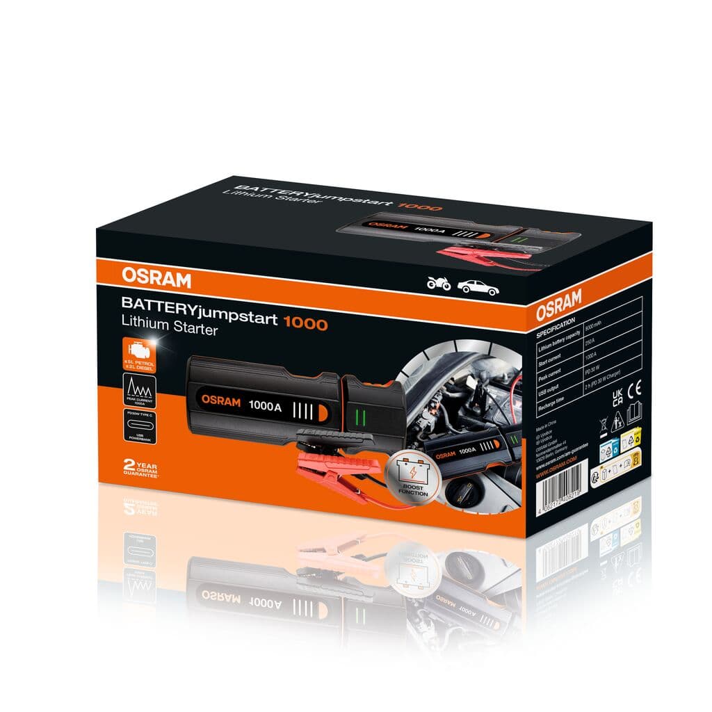 BATTERYjumpstart 1000 BATTERYjumpstart 1500 1 St. OSRAM