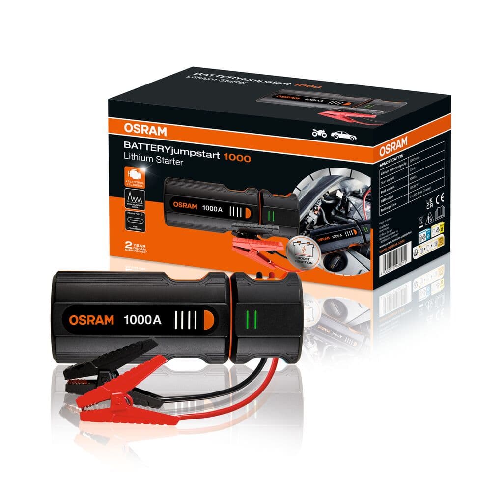 BATTERYjumpstart 1000 BATTERYjumpstart 1500 1 St. OSRAM