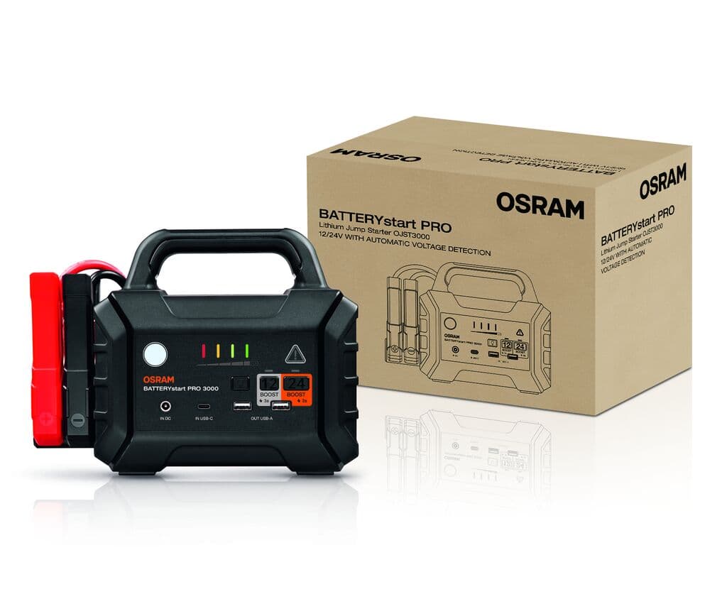 BATTERYstart PRO 3000 Batterieladegerät bis zu 3000A 1 St. OSRAM