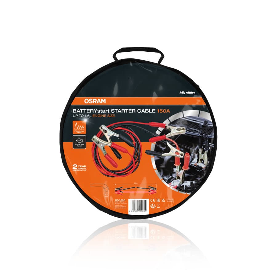 BATTERYstart Batterie Starthilfekabel 150A 1Set OSRAM