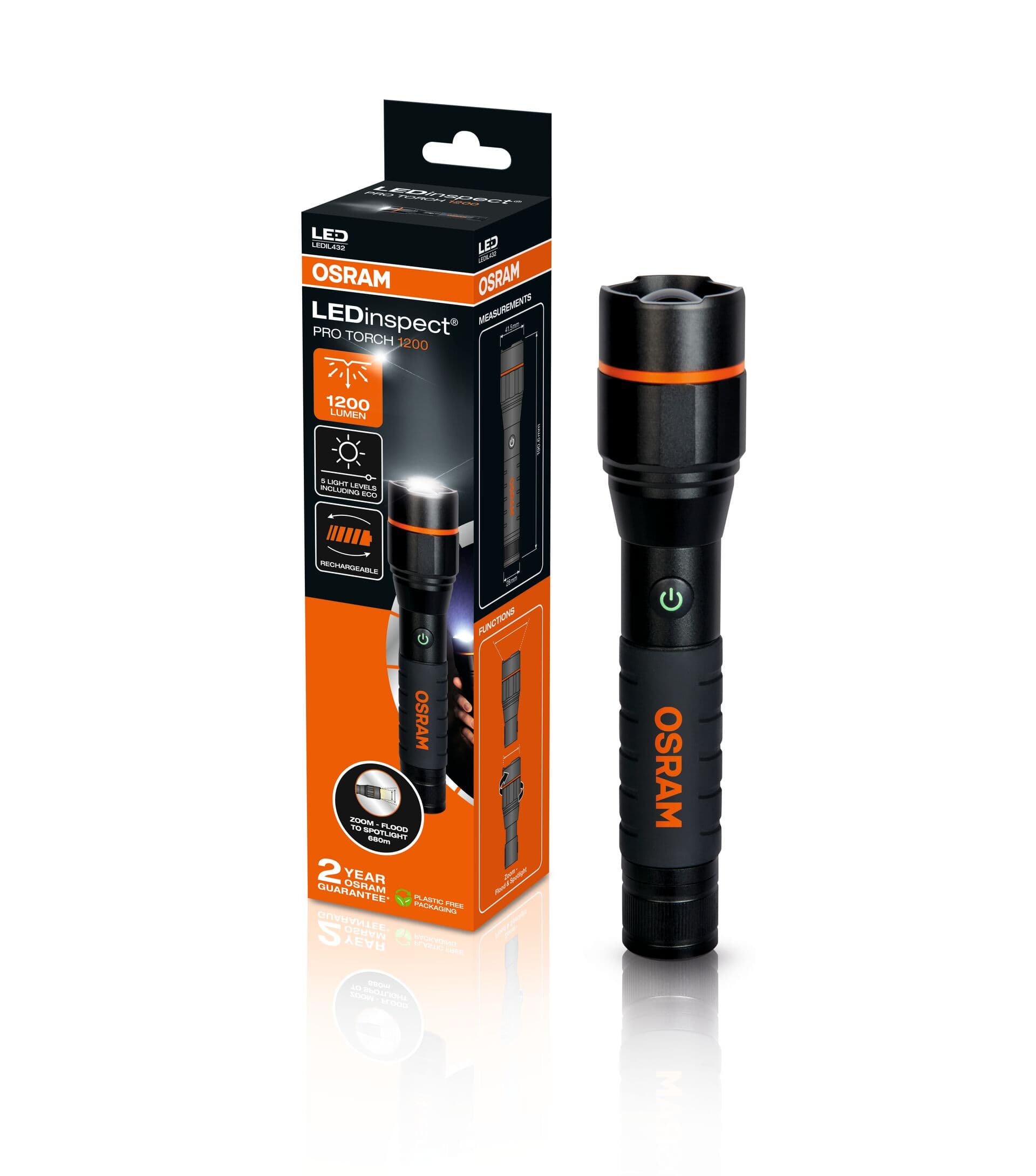 LEDinspect PRO TORCH 1200 1 St. OSRAM
