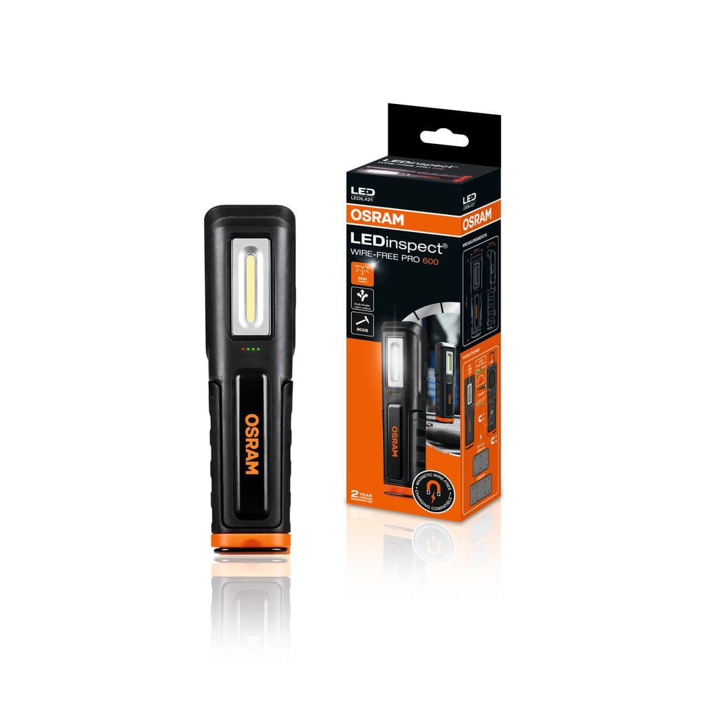 LEDinspect WIRE-FREE PRO 600 Werkstattlampe 1 St. OSRAM