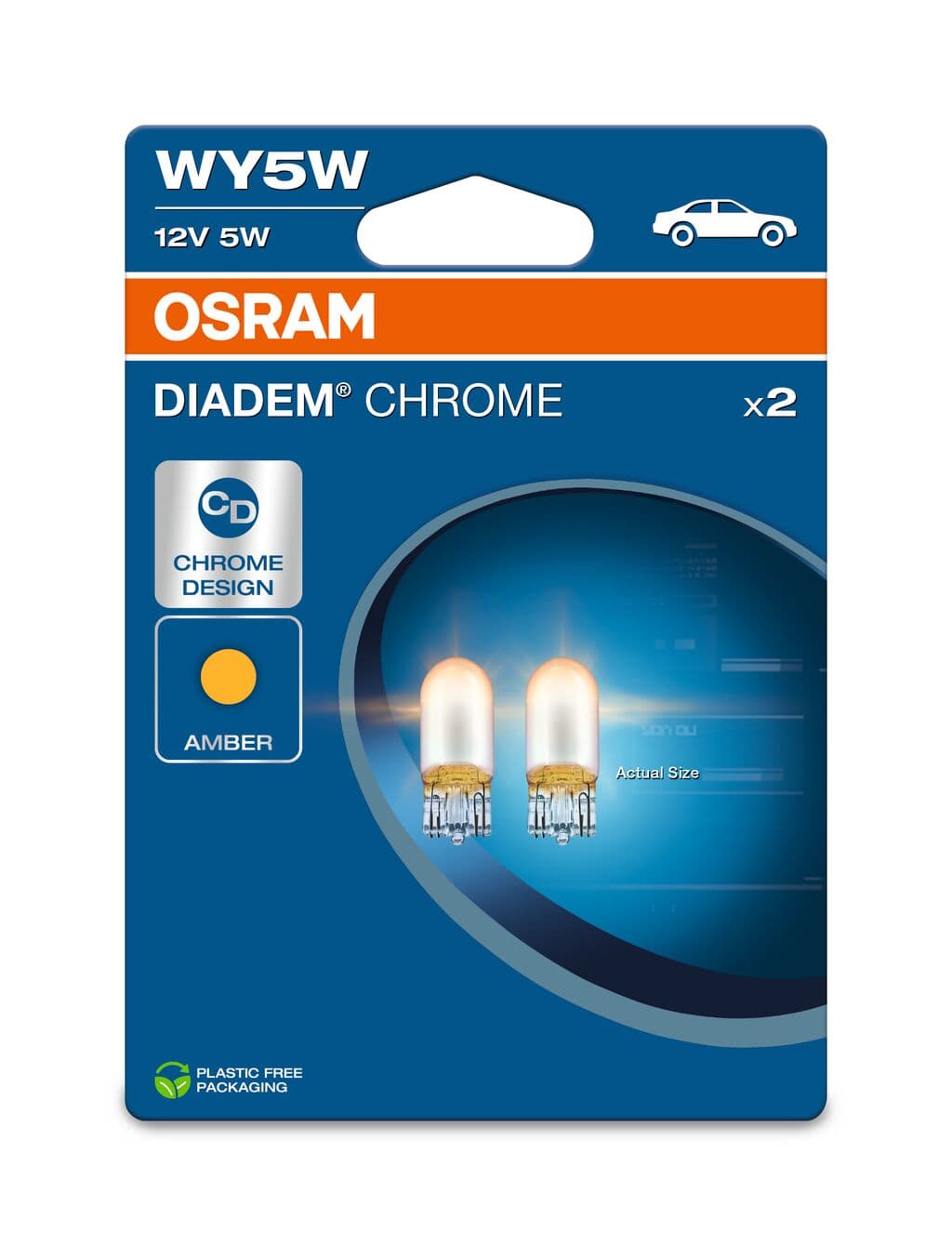WY5W 12V 5W W2.1x9.5d Diadem Chrome NextGen 2 St. Blister OSRAM