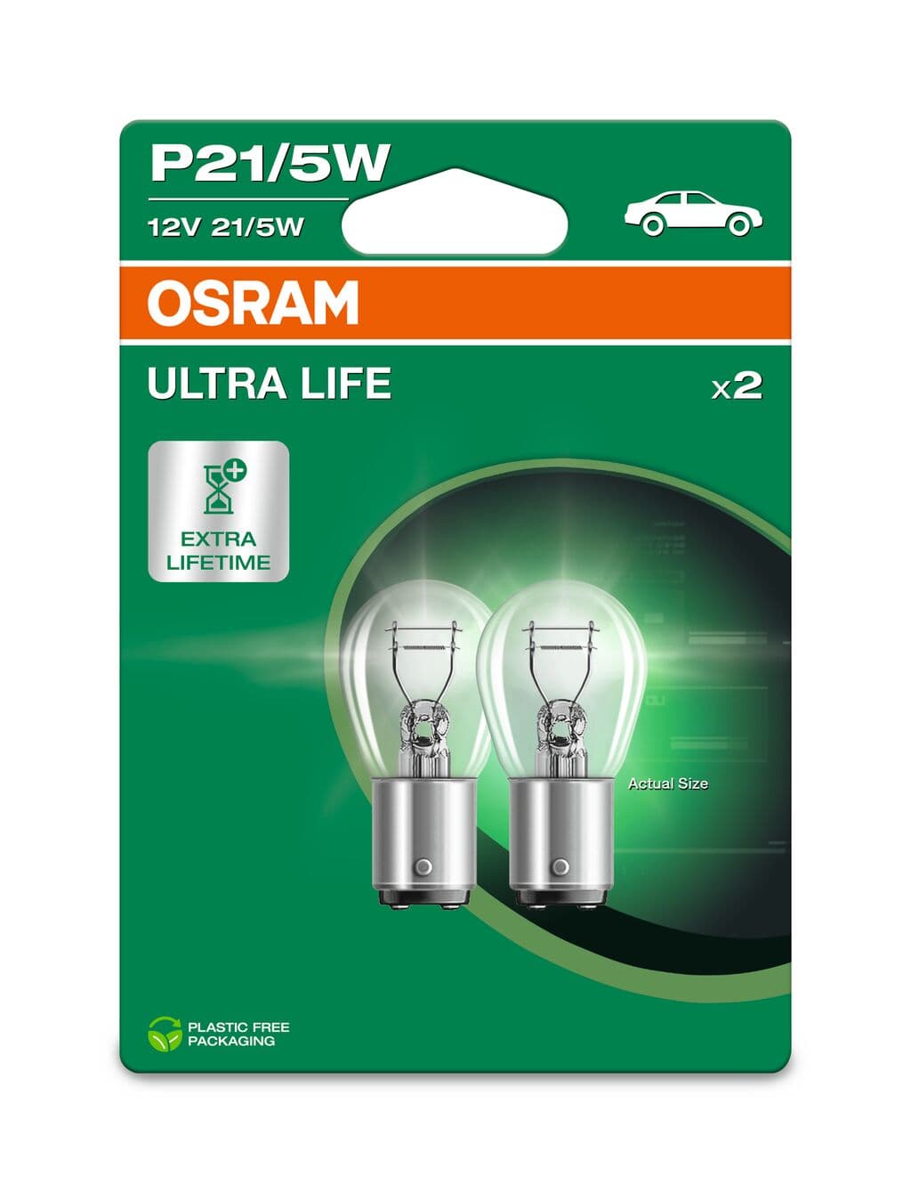 P21/5W 12V 21/5W BAY15d ULTRA LIFE 2 St. Blister OSRAM