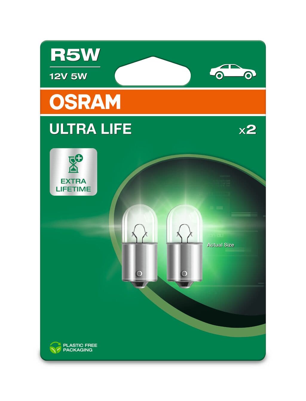 R5W 12V 5W BA15s ULTRA LIFE 2 St. Blister OSRAM