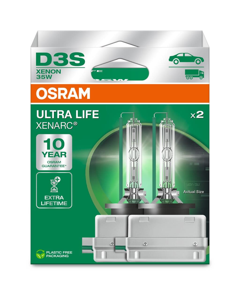 D3S 35W PK32d-5 ULTRA LIFE 10 Jahre Garantie 2 St. OSRAM