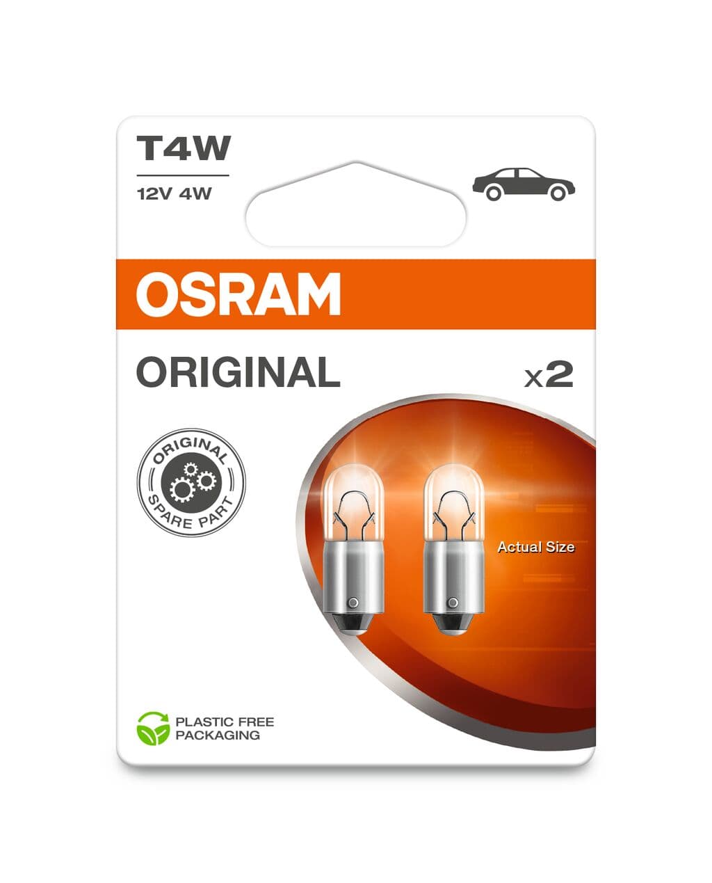 T4W 12V 4W BA9s 2 St. Blister OSRAM