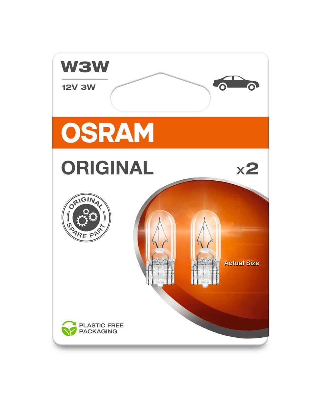 W3W 12V 3W W2,1x9,5d Blister 2 St. OSRAM