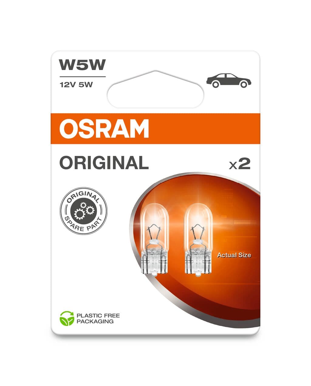 W5W 12V 5W W2,1x9,5d 2 St. Blister OSRAM