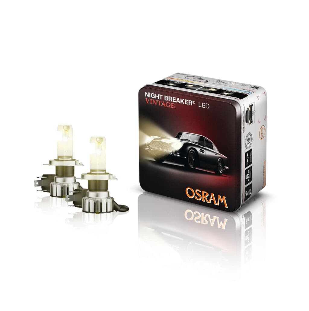 H4/R2 NIGHT BREAKER® LED VINTAGE H4 + R2 3000K 2 St. OSRAM