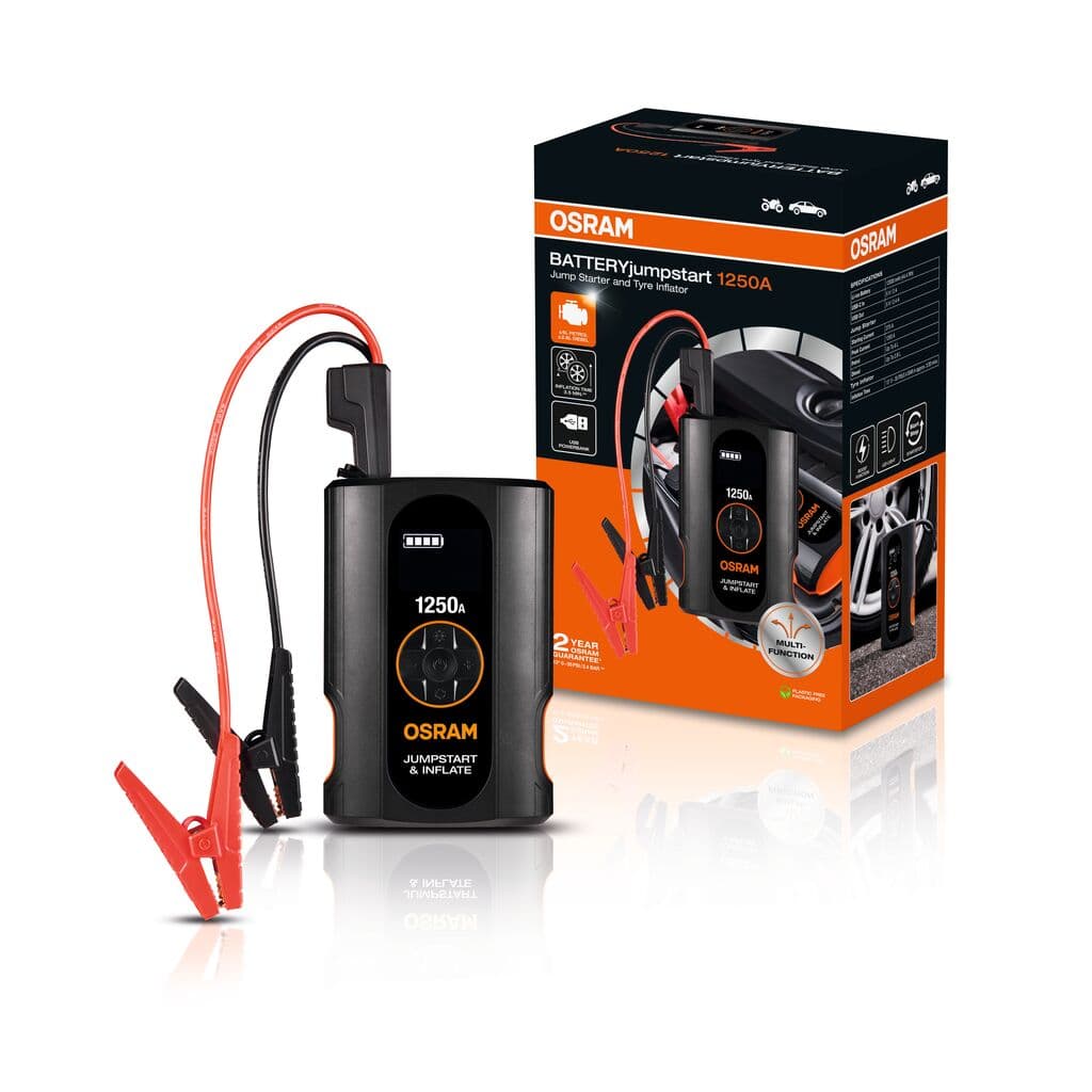 BATTERYjumpstart 1250A Starthilfe 12V Boost 1 St. OSRAM