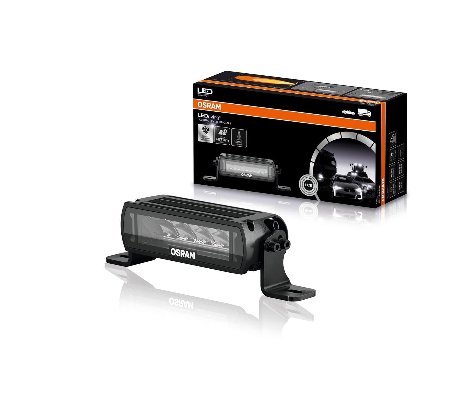 LEDriving® Lightbar FX125-SP Gen 2 Lichtleiste 1 St. OSRAM