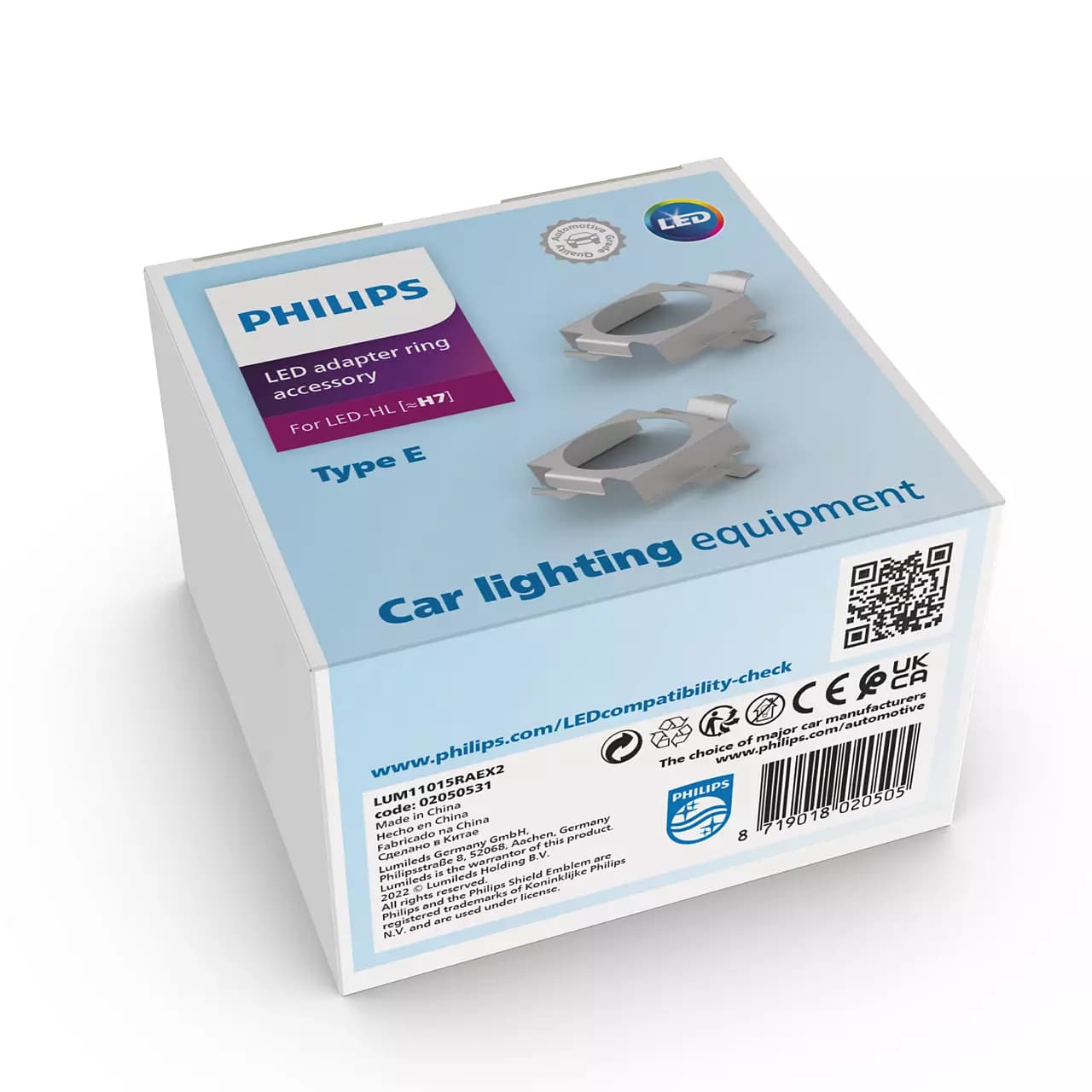 LED Connector rings [~H7] Type E - Zubehör für LED Pro3021/Pro3022 2 St. Philips
