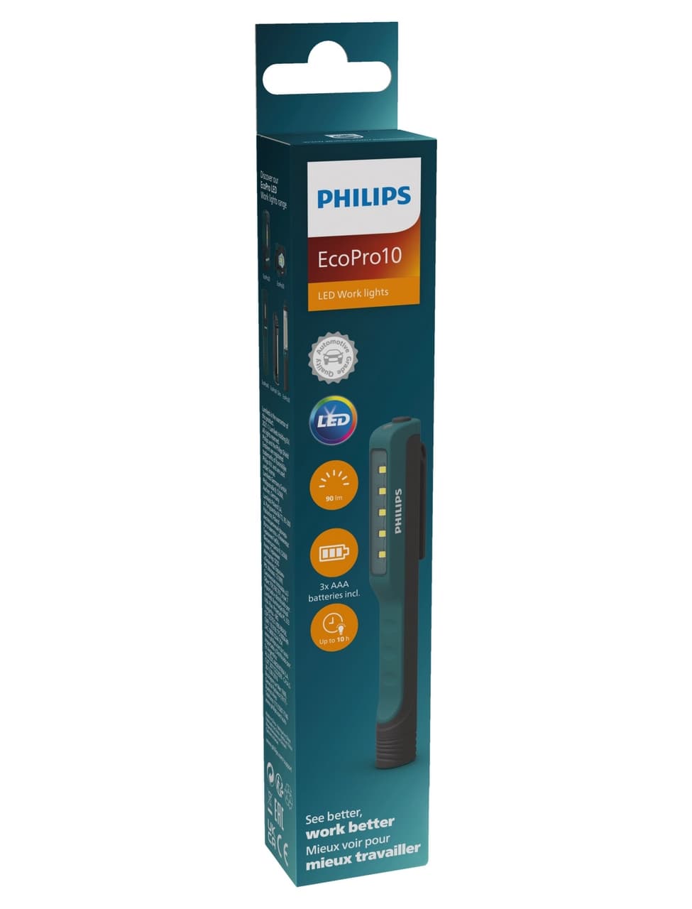 LED Inspection Werkstattlampe ECOPRO10 X1 RC120 3,7V 1 St. Philips
