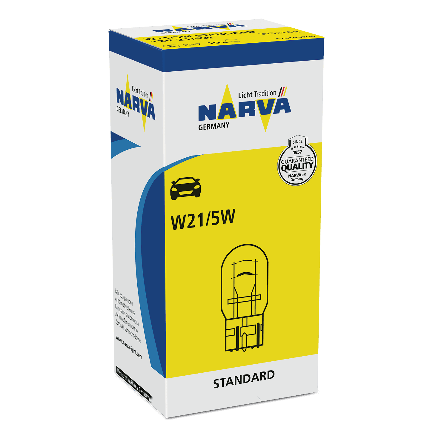 W21/5W 12V 21/5W W3x16q STANDARD NARVA