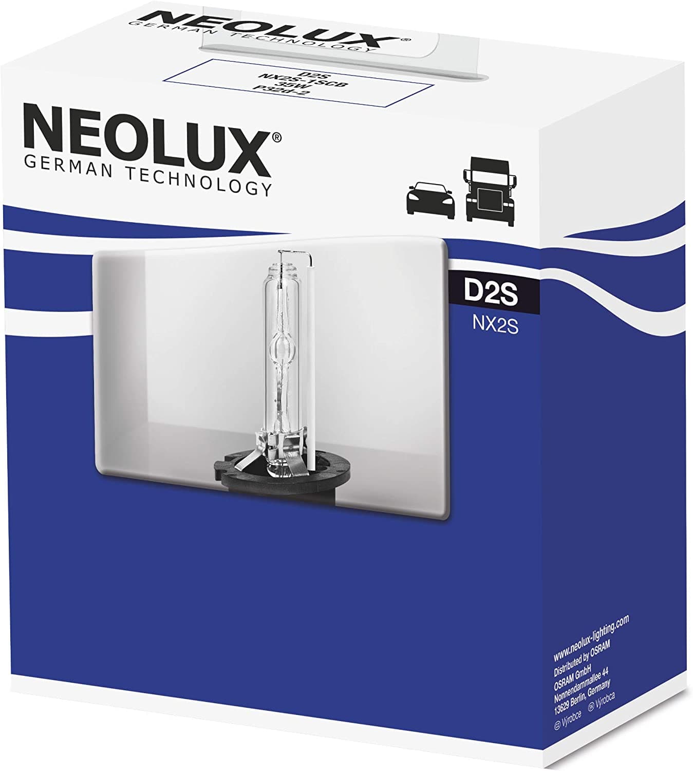 D2S 35W P32d-2 Xenon Softcover Box 1 St. NEOLUX