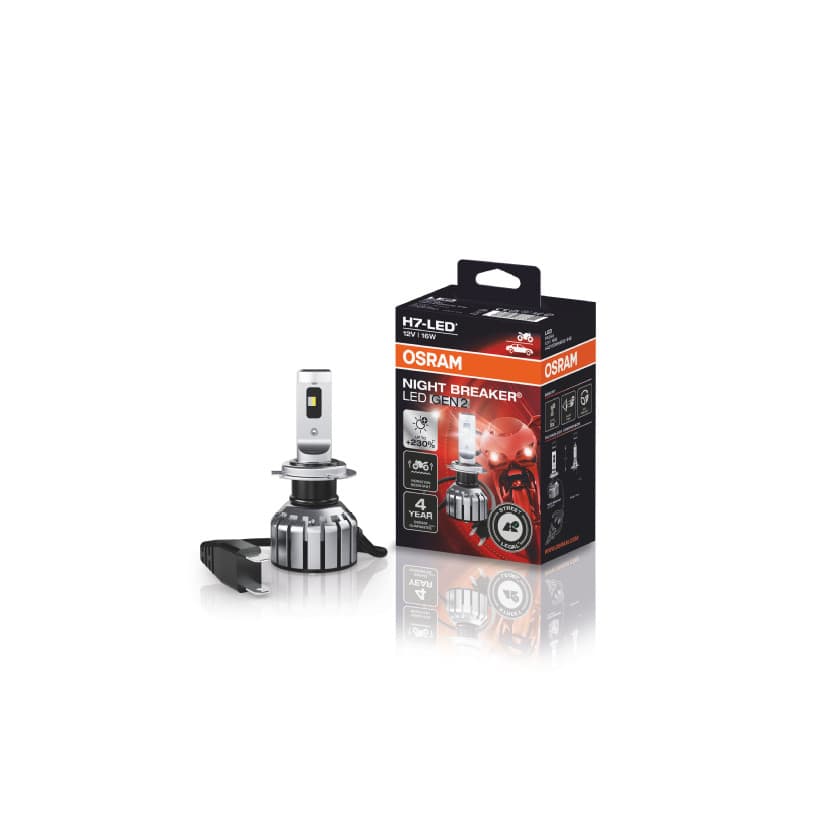 H7 NIGHT BREAKER LED 230% StVZO-Konforme Motorrad LED-Nachrüstlampe 1 St. OSRAM