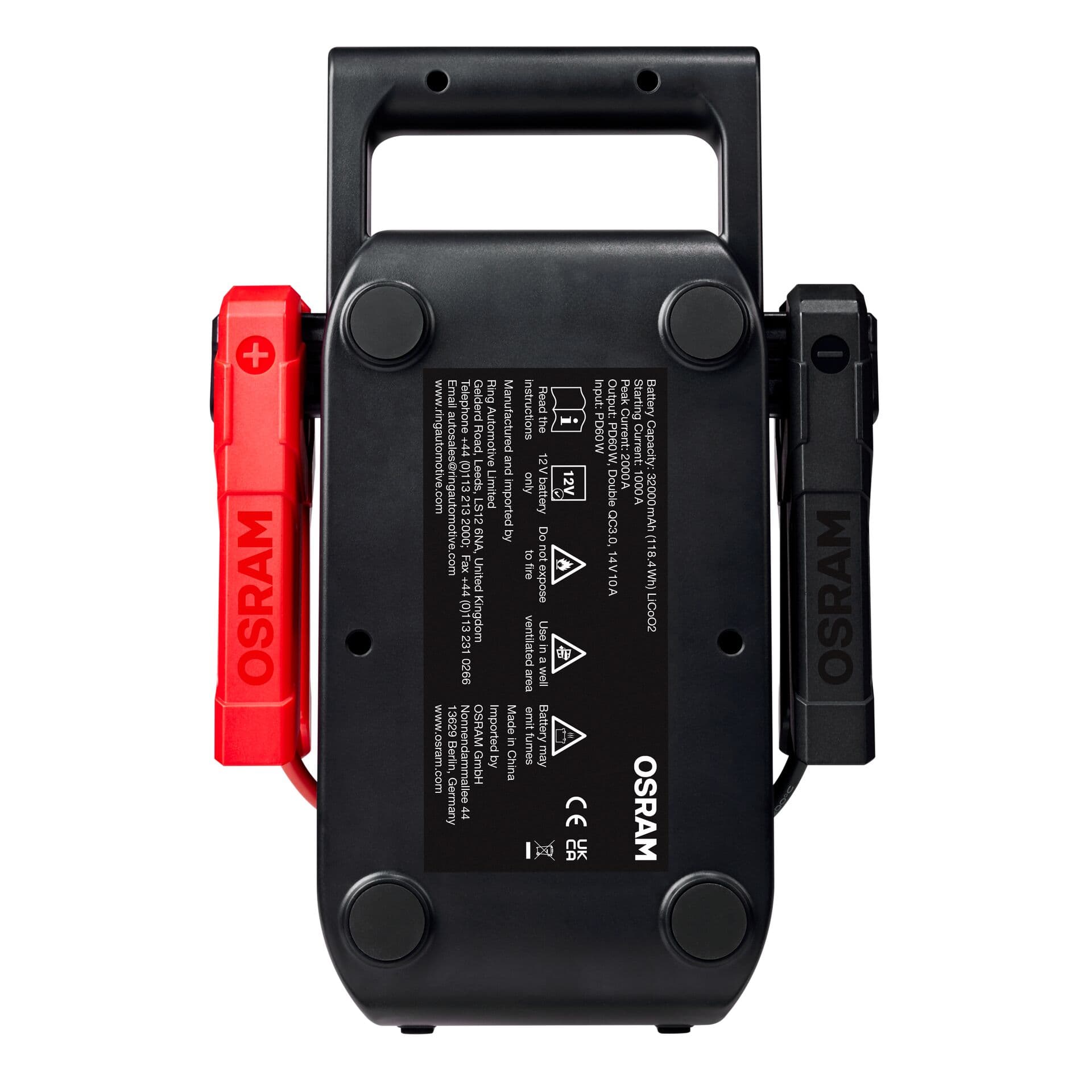 BATTERYstart PRO 1000 Lithium-Starthilfegerät mit 1000A Startstärke 1 St. OSRAM