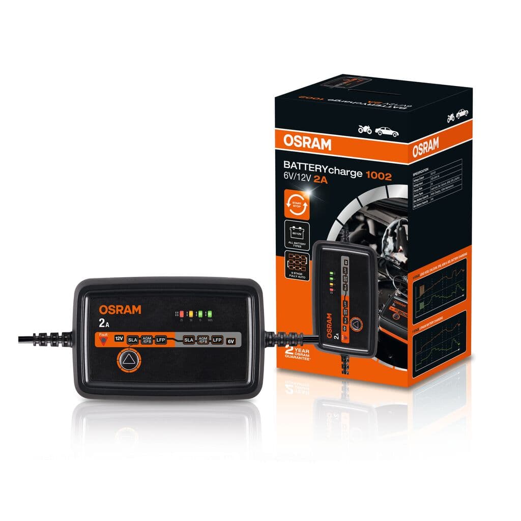 BATTERYcharge 1002 Smart-Ladegerät 2A 6/12V 1 St. OSRAM