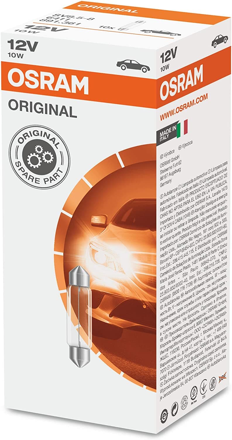 C5W 12V 5W SV8,5-8 36mm Soffitte 1 St. OSRAM