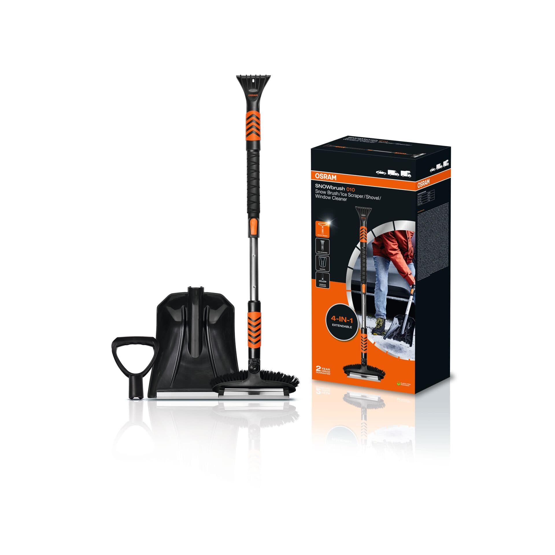 SNOWbrush 010 Schneebürste, Eiskratzer, Schaufel, Scheibenreiniger 1 St. OSRAM