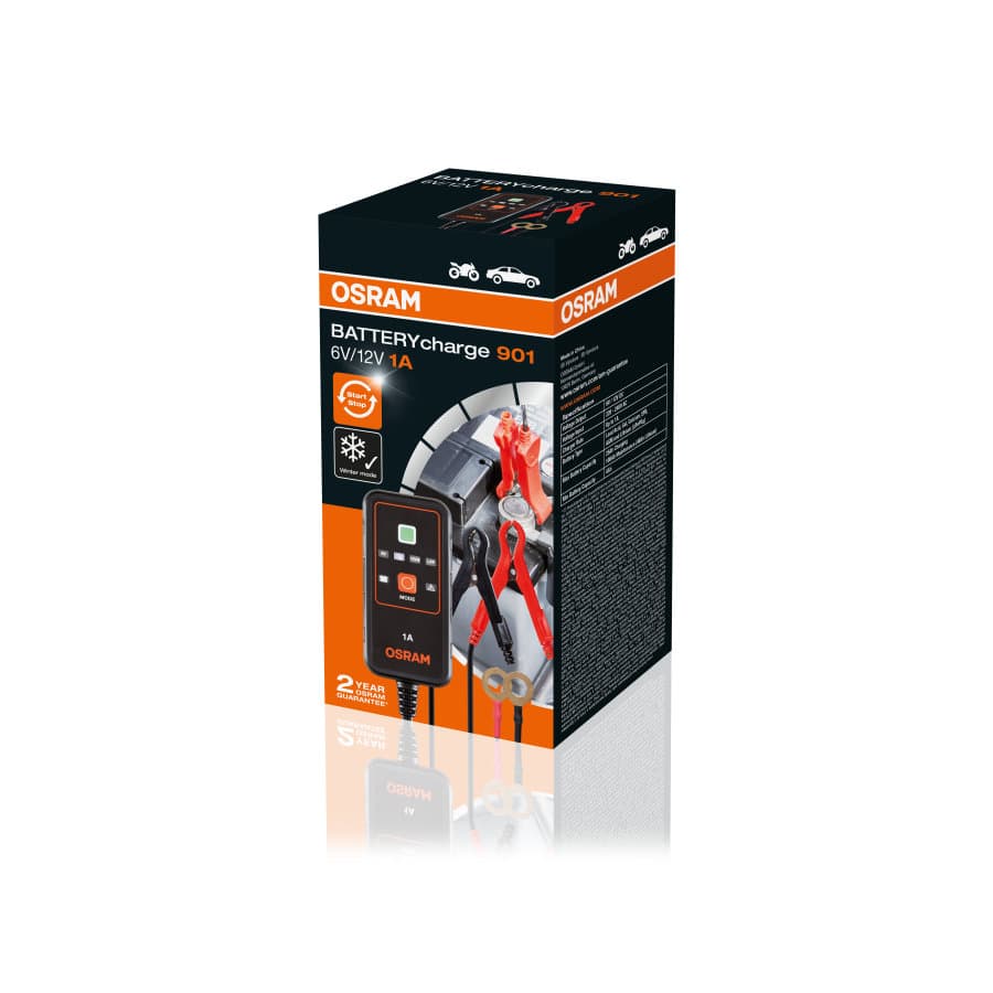 BATTERYcharge 901 Intelligentes Batterielade und Wartungsgerät 1 St. OSRAM