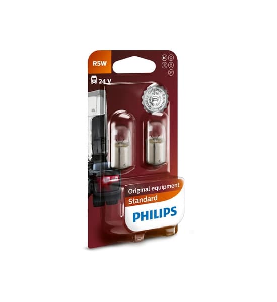 R5W 24V 5W BA15s 2 St. Philips