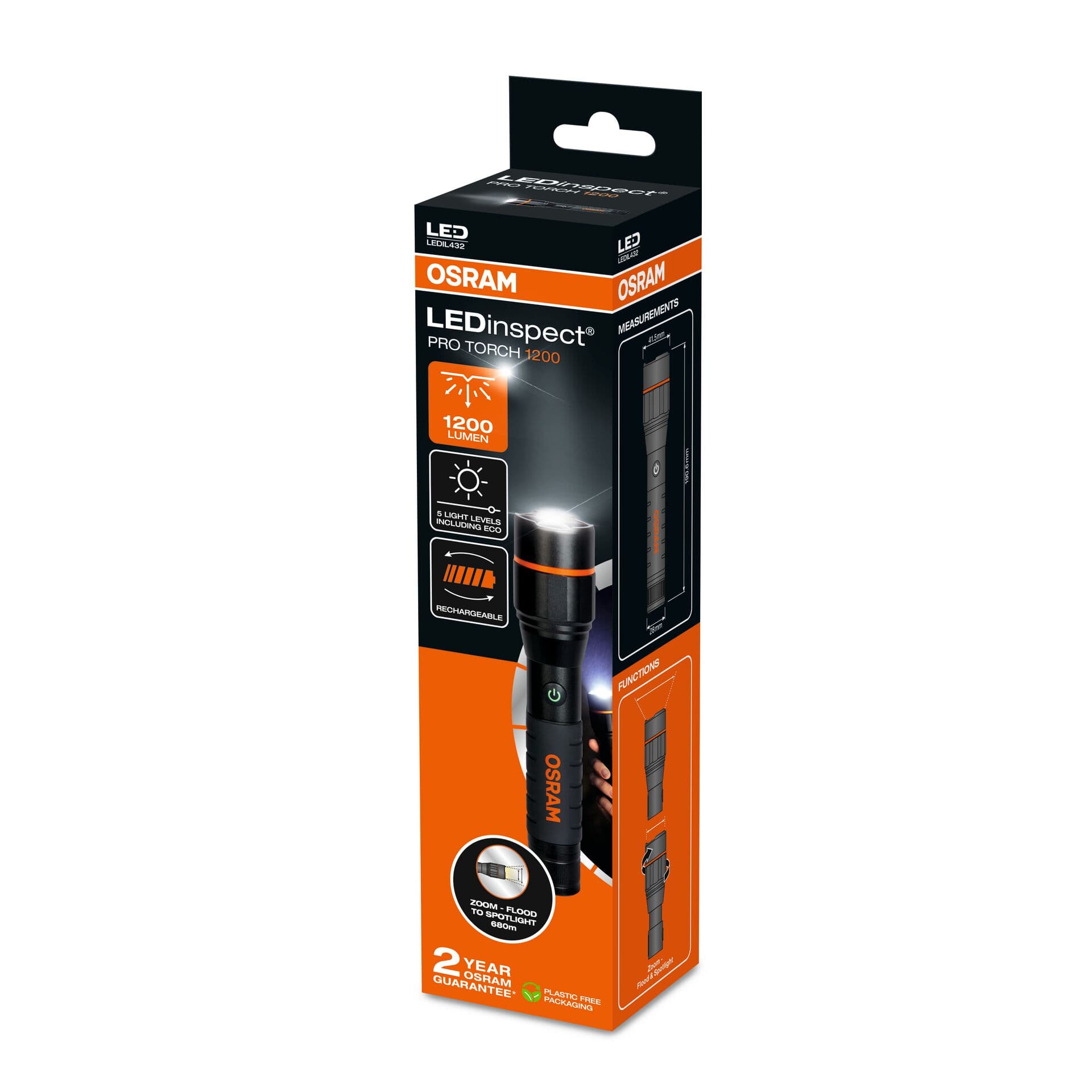 LEDinspect PRO TORCH 1200 1 St. OSRAM