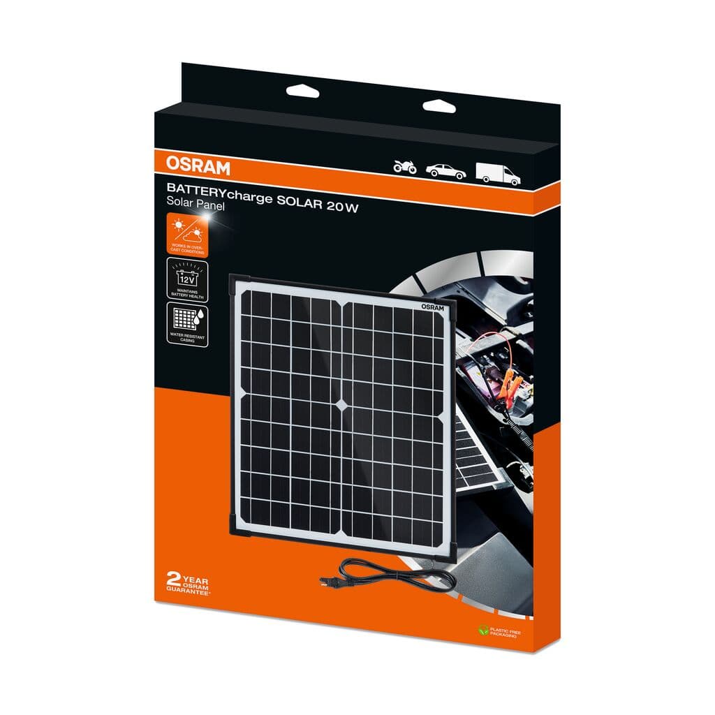 BATTERYcharge SOLAR 20W bis zu 1,11A (18V) 1 St. OSRAM