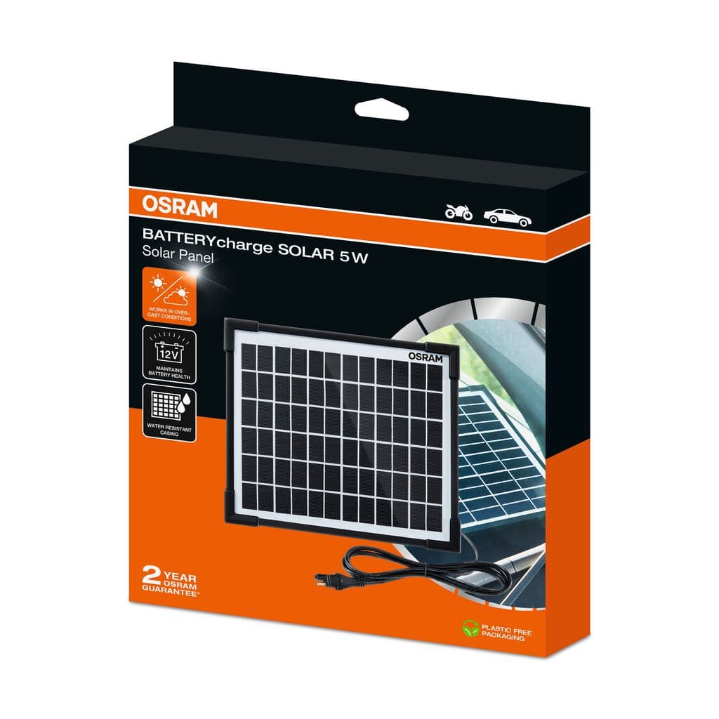 BATTERYcharge SOLAR 5W bis zu 0,28A (18V) 1 St. OSRAM