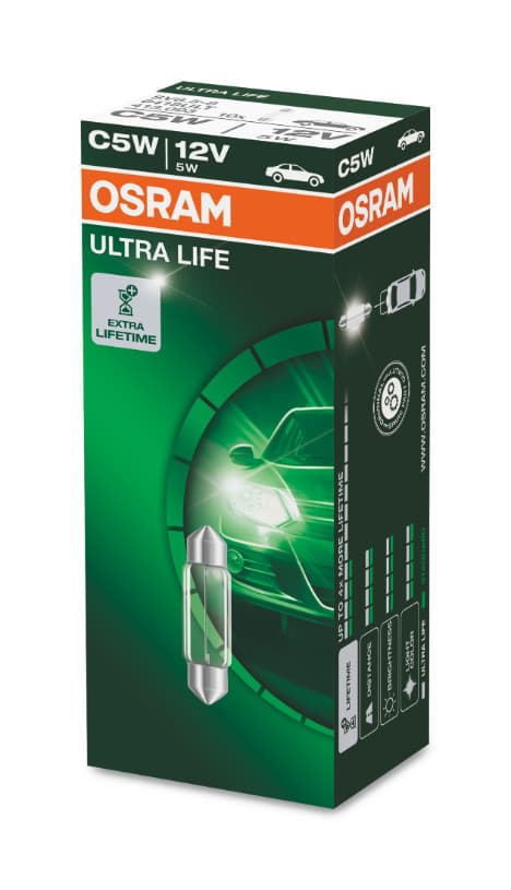 C5W 12V 5W SV8.5-8 36mm ULTRA LIFE 1 St. Faltschachtel OSRAM