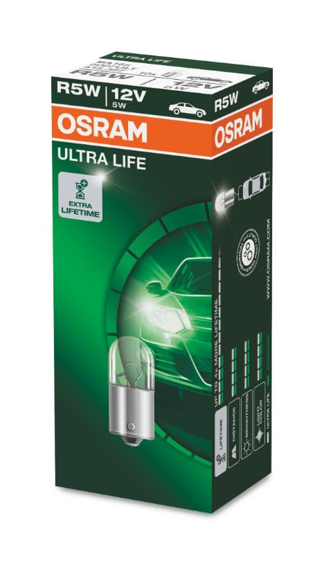 R5W 12V 5W BA15s ULTRA LIFE 1 St. Faltschachtel OSRAM