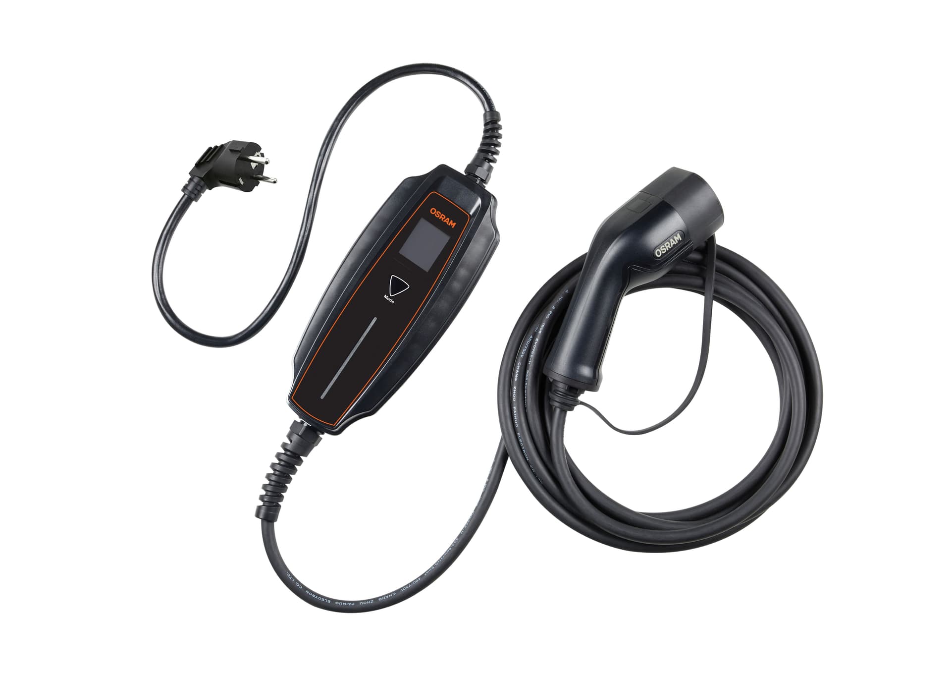 BATTERYcharge 7Pin Portable 6, 10, 16Amp - 1.3, 2.2, 3.6 kWh, Typ 2 - 1 St. OSRAM