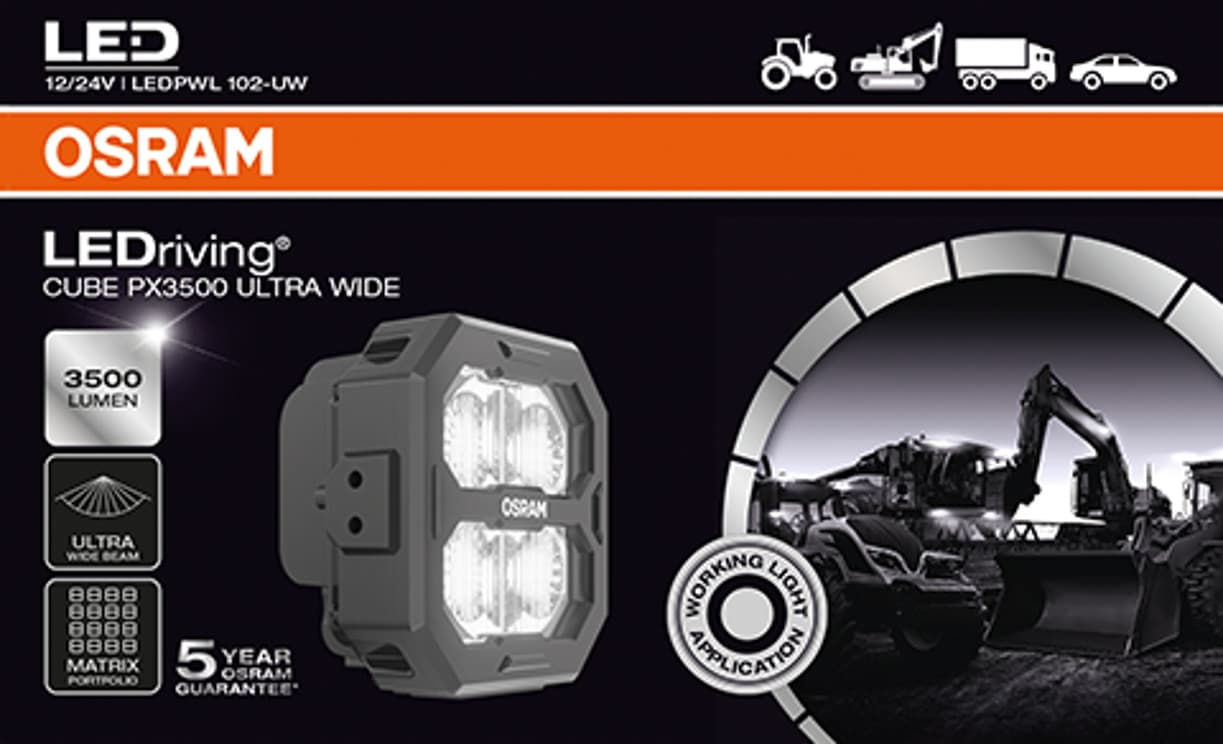 LEDriving® Cube PX3500 Ultra Wide - Profesionelles Licht 1 St. OSRAM