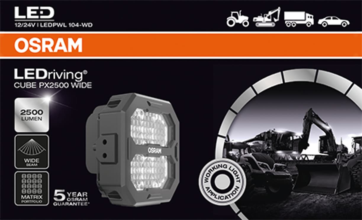 LEDriving® Cube PX2500 Wide - Profesionelles Licht 1 St. OSRAM