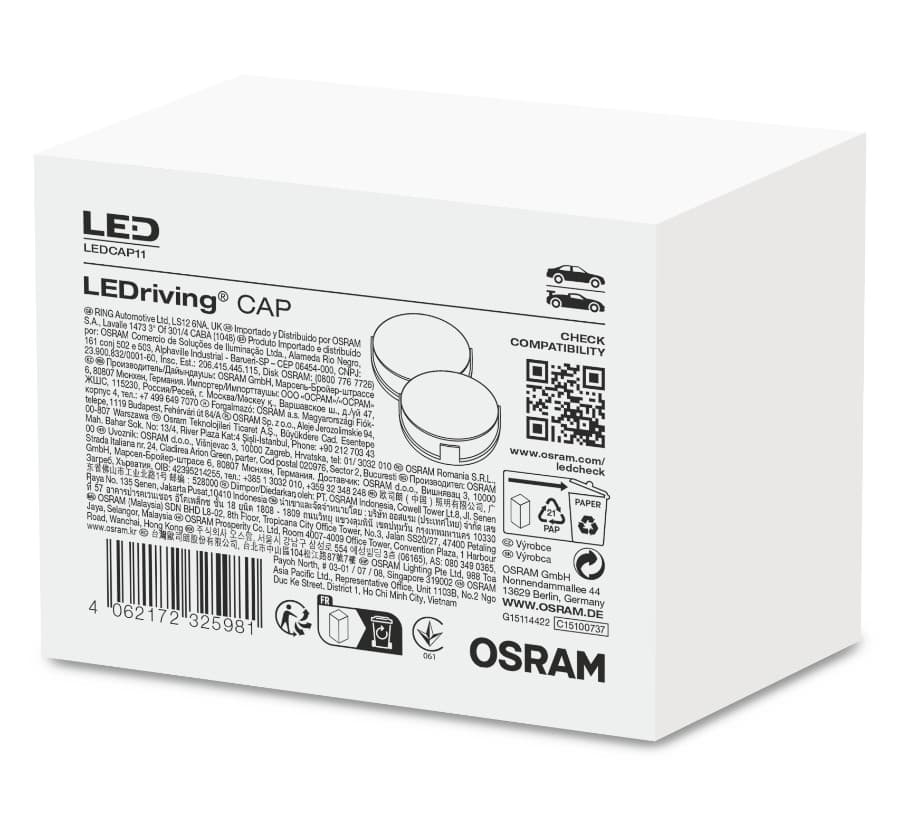 H7 LEDriving CAP LEDCAP11 für NIGHT BREAKER LED H7-LED 2 St. OSRAM