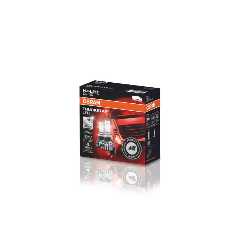 H7 TRUCKSTAR LED 230% StVZO-Konforme LED-Nachrüstlampe 2 St. OSRAM