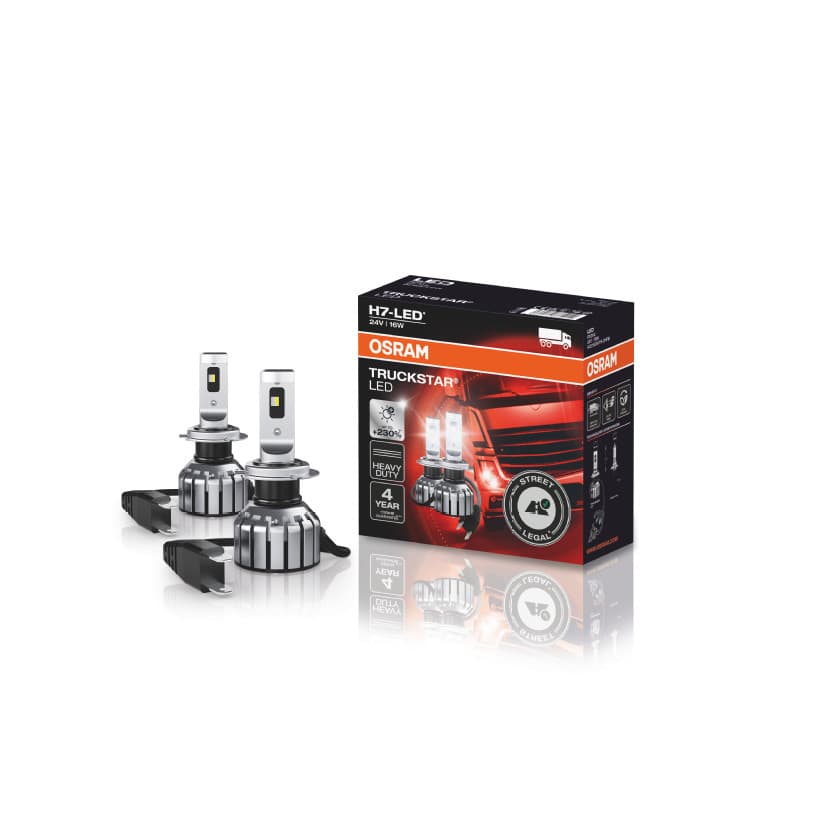 H7 TRUCKSTAR LED 230% StVZO-Konforme LED-Nachrüstlampe 2 St. OSRAM
