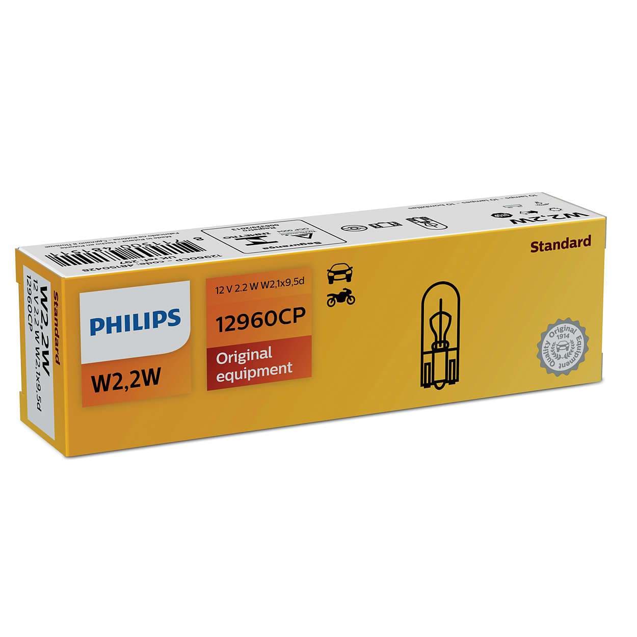 W2,2W W2.2W 12V 2.2W W2.1x9.5d 1 St. Philips