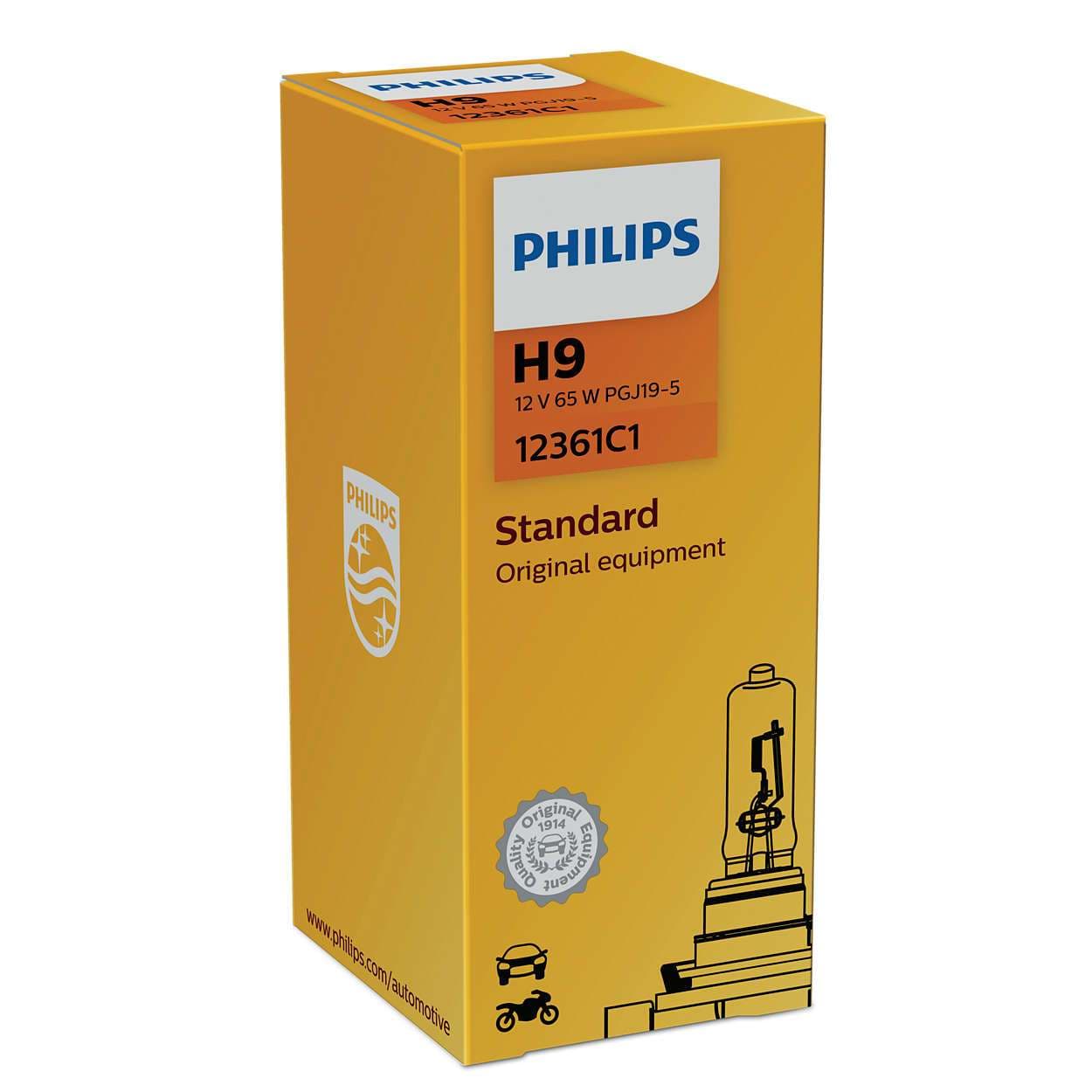 H9 12V 65W PGJ19-5 Vision Original equipment 1 St. Philips