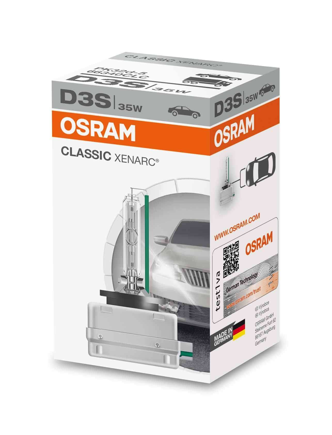 D3S 12V+24V 35W PK32d-5 Xenarc Classic Faltschachtel 1 St. OSRAM