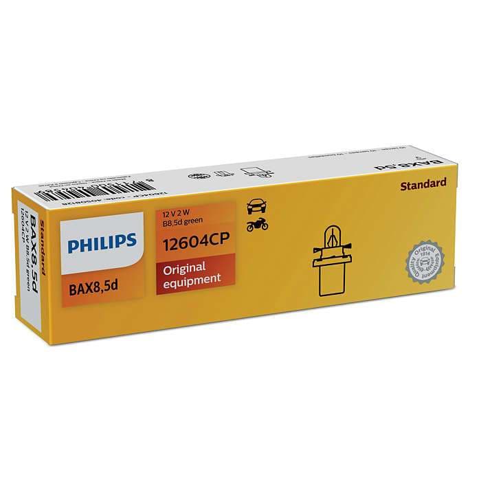 BAX B8.5d 2W 12V Grün/Green 10 St. Philips