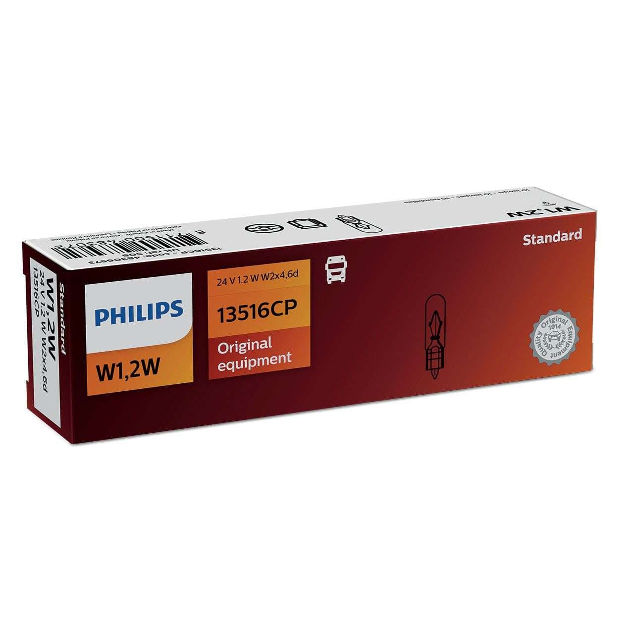 WB T5 24V 1.2W W2x4,6d 1 St. Philips